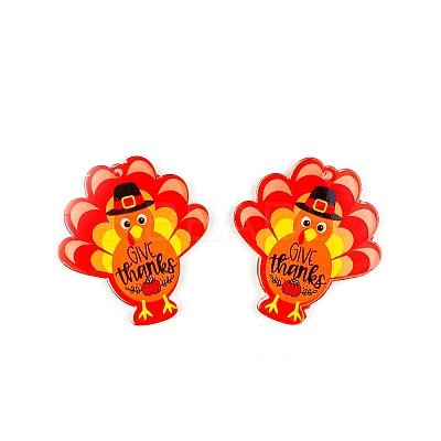Thanksgiving Acrylic Pendants PW-WG67810-04-1
