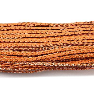 3-Ply PU Leather Braided Cord OCOR-Q059-01L-1