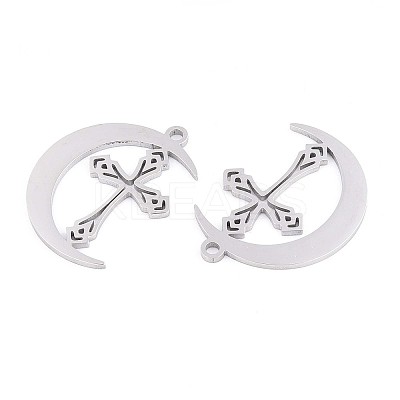 304 Stainless Steel Pendants STAS-N108-37P-1