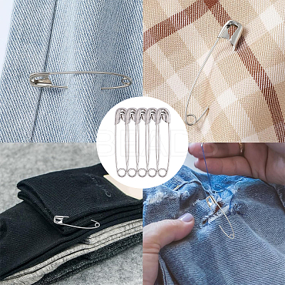 100Pcs Iron Safety Pins NEED-YW0001-07-1