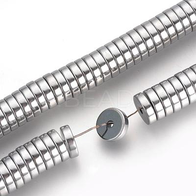 Electroplate Non-magnetic Synthetic Hematite Beads Spacers Strands G-Q486-74I-1