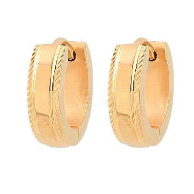 304 Stainless Steel Hoop Earrings EJEW-L307-06G-1