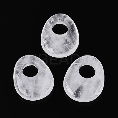 Natural Quartz Crystal Pendants G-T144-09A-1