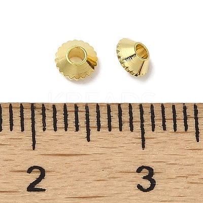Rack Plating Brass Spacer Beads KK-P246-05G-1