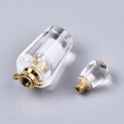 Faceted Natural Quartz Crystal Pendants G-T131-14H-1