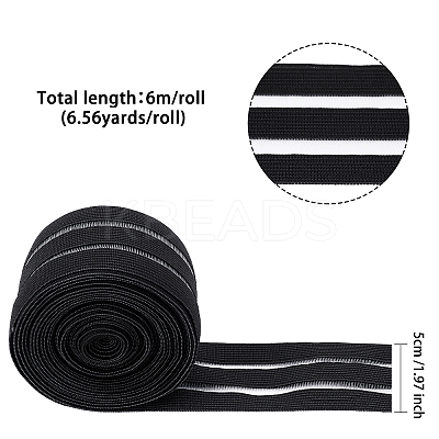 Flat Elastic Rubber Cord/Band OCOR-BC0001-32B-1