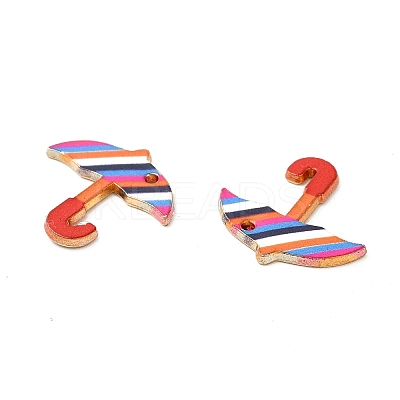 Alloy Enamel Pendants ENAM-C005-35G-1
