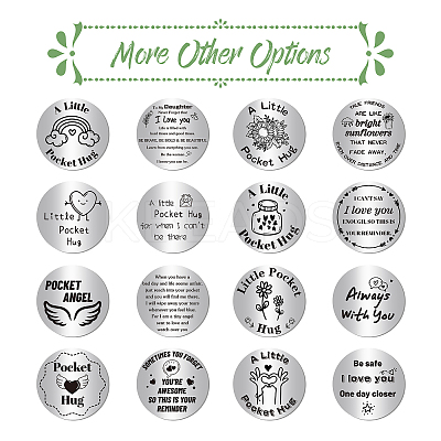 1Pc 304 Stainless Steel Commemorative Coins AJEW-CN0001-43E-1