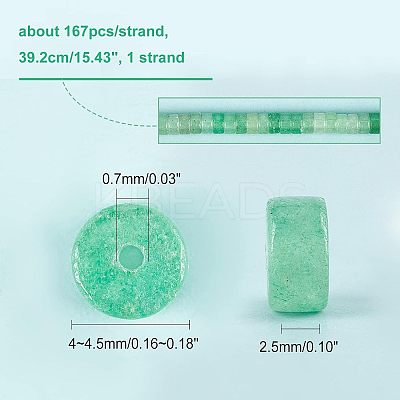 160Pcs 8 Colors Synthetic Turquoise Beads Strands TURQ-NB0001-07-1