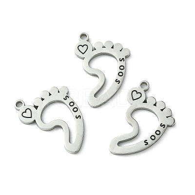 304 Stainless Steel Manual Polishing Pendants STAS-C075-37P-1
