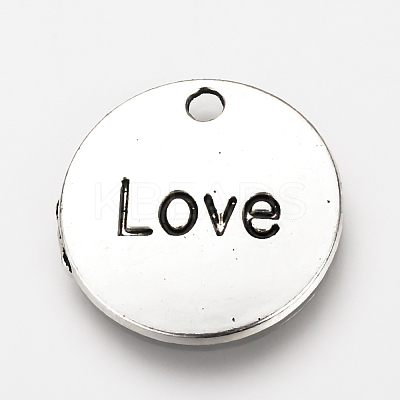 Tibetan Style Alloy Pendants TIBEP-Q078-23AS-NR-1