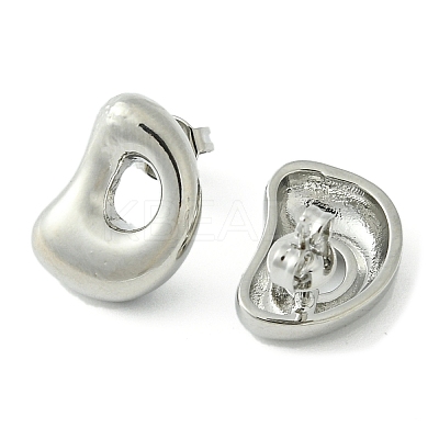 Rack Plating Brass Earrings EJEW-S222-01P-D-1
