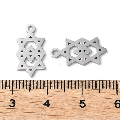 Non-Tarnish 304 Stainless Steel Pendants STAS-Q303-18P-1
