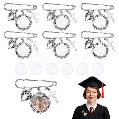 DIY Stainless Steel Graduation Brooches Making Kits AJEW-NB00020-1