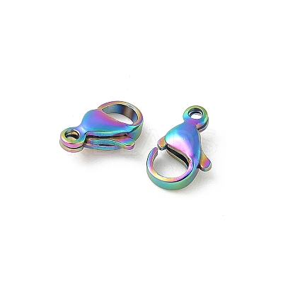 304 Stainless Steel Lobster Claw Clasps STAS-T065-11mm-34RC-1