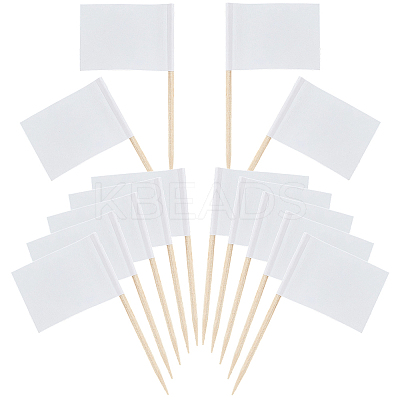 100Pcs Paper Flag Cocktail Picks DIY-CN0003-57B-1