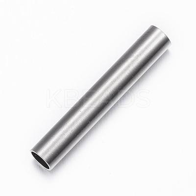 Tarnish Resistant 304 Stainless Steel Tube Beads STAS-G137-33P-1