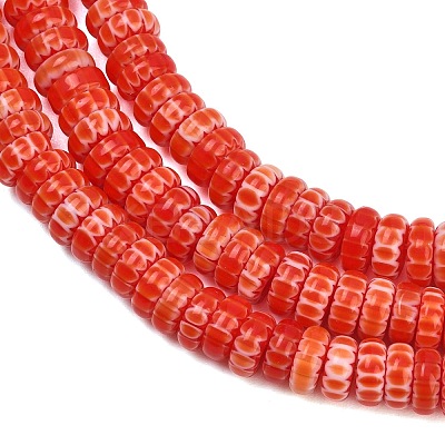Handemade Millefiori Lampwork Beads LAMP-D009-01A-04-1