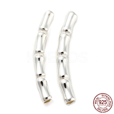 925 Sterling Silver Tube Beads STER-Z004-04E-1