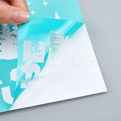 Self-Adhesive Silk Screen Printing Stencil DIY-WH0173-051-1