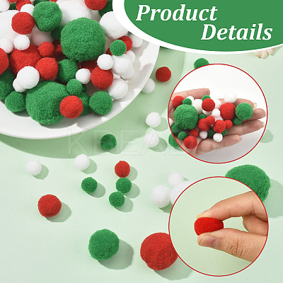 3 sets Polyester Ball Decoration DIY-SC0031-26A-1