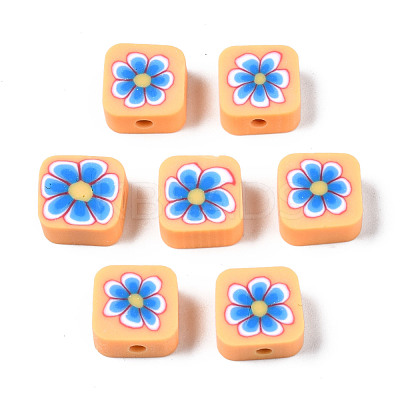 Handmade Polymer Clay Beads CLAY-N008-034F-1