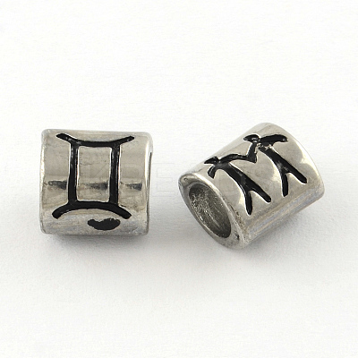 Tarnish Resistant Smooth Surface 304 Stainless Steel European Bead STAS-R079-A05-1
