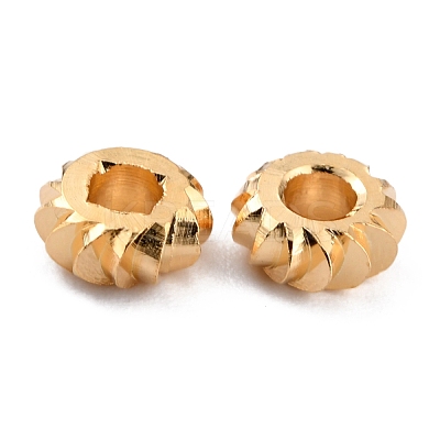 Brass Beads KK-O133-302C-G-1
