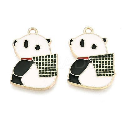 Alloy Enamel Pendants ENAM-N063-02B-1