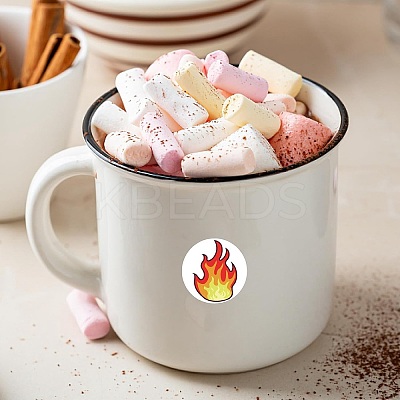 8 Sheets Plastic Waterproof Self-Adhesive Picture Stickers DIY-WH0428-113-1