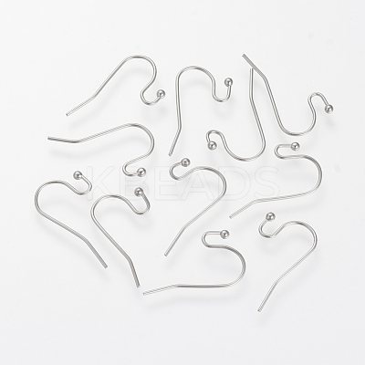 Non-Tarnish 304 Stainless Steel Earring Hooks X-STAS-S066-09-1