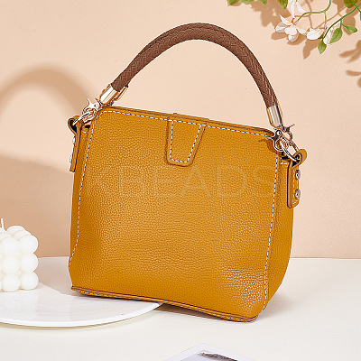 PU Imitation Leather Braided Bag Handles DIY-WH0366-41C-1