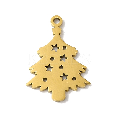 5Pcs Christmas 201 Stainless Steel Pendants LS-STAS-Z068-01G-01-1