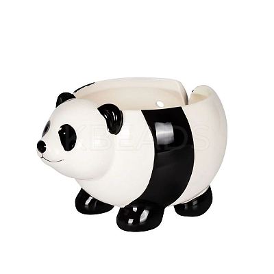 Lovely Panda Shape Handmade Porcelain Yarn Bowl Holder SENE-PW0022-05-1