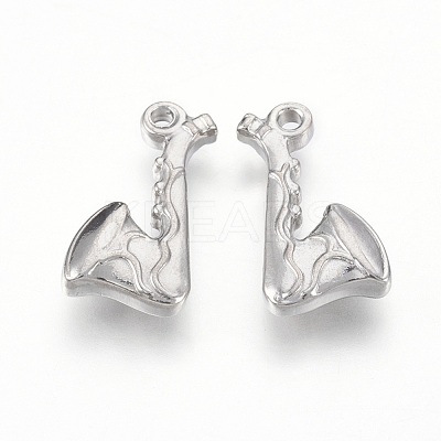 Tarnish Resistant 201 Stainless Steel Pendants STAS-O118-63P-1