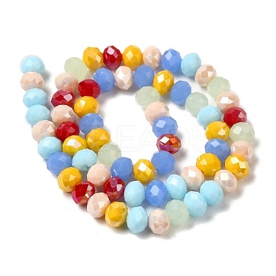 Glass Beads Strands EGLA-A034-M8mm-62-1