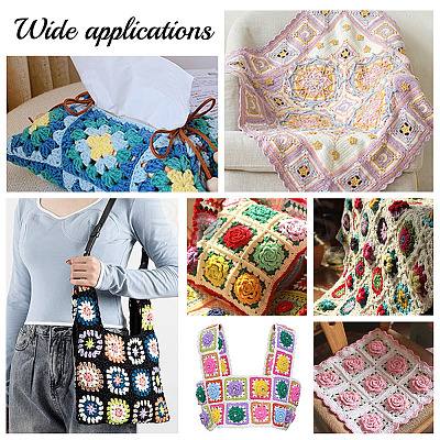 Wooden Crochet Blocking Board DIY-WH0387-22A-1