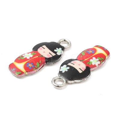 Alloy Enamel Pendants FIND-C037-17P-04-1