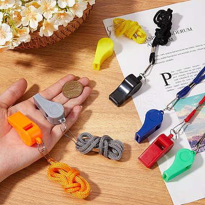 ABS Plastic Sports Outdoor Whistles NJEW-CN0001-09A-1