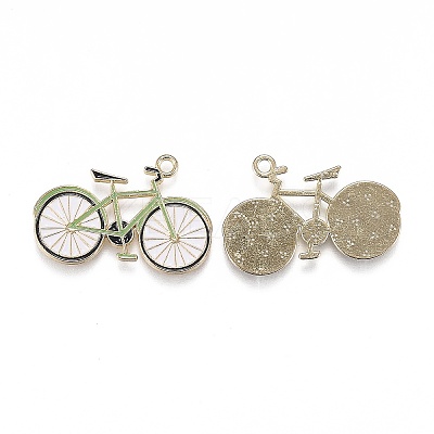 Light Gold Plated Alloy Jewelry Enamel Pendants LS-PALLOY-Z001-29B-1