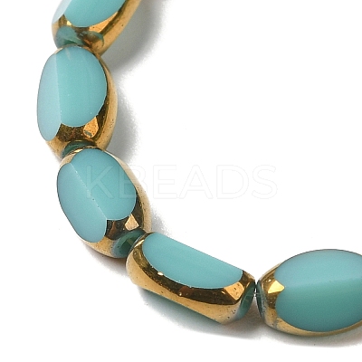 Electroplate Glass Beads Strands X-EGLA-P061-02A-04-1