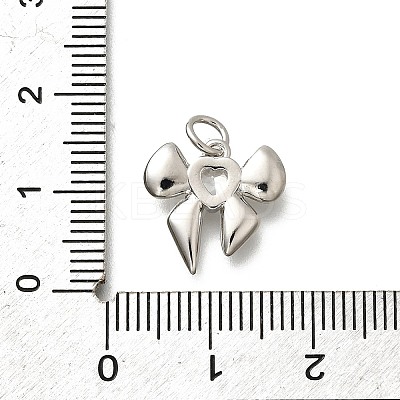 Brass Micro Pave Cubic Zirconia Charms KK-P295-43P-1