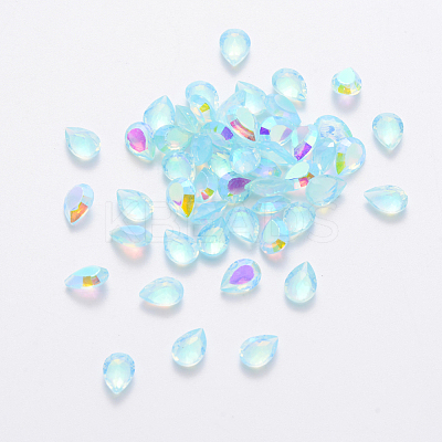 Transparent Resin Rhinestone Cabochons MRMJ-T047-09E-1