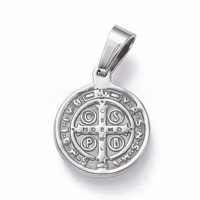 Non-Tarnish 304 Stainless Steel Pendants X-STAS-H458-36P-D-1