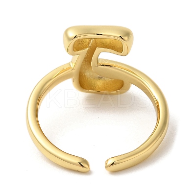 Brass Open Cuff Rings RJEW-U008-06J-G-1