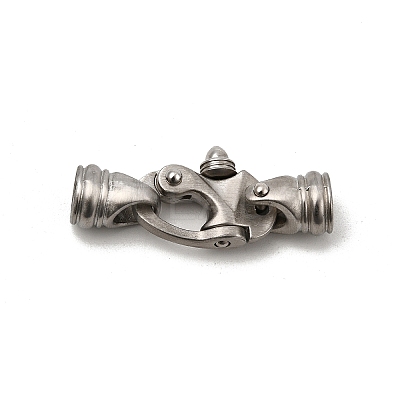 Tarnish Resistant 304 Stainless Steel Clasps STAS-M197-01-1