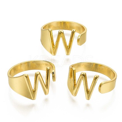 Alloy Cuff Finger Rings X-RJEW-S038-195W-G-NR-1