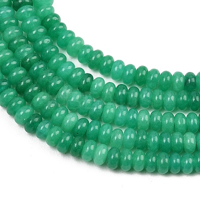 Natural White Jade Beads Strands G-L635-A02-4x2mm-06-1