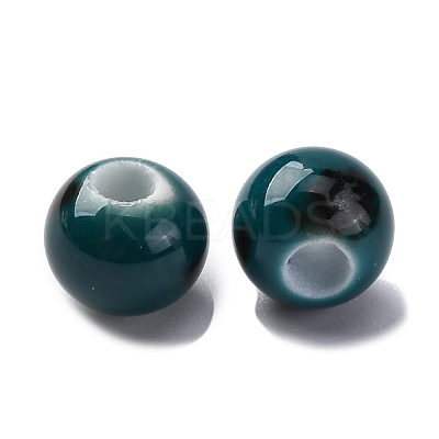 Bright Glazed Porcelain Beads PORC-D300-A27-1