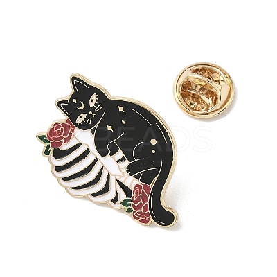Halloween Enamel Pins JEWB-L021-01B-KCG-1